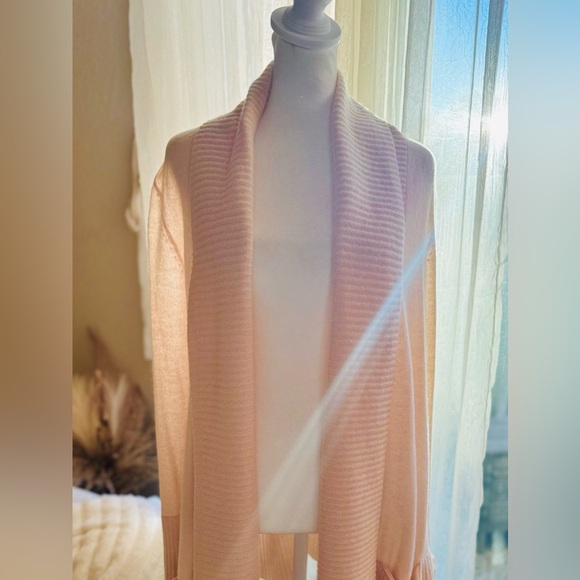 2 for 1 Cashmere Saks Cardigans - pink and blue - Picture 5 of 10